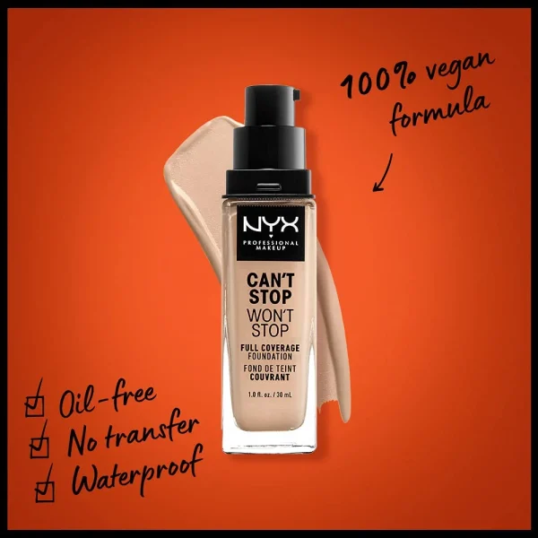 NYX Can’t Stop Won’t Stop Fond De Teint Liquide 24h