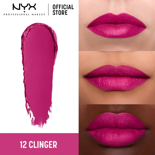 NYX Suède Matte Rouge à Lèvres Clinger 1