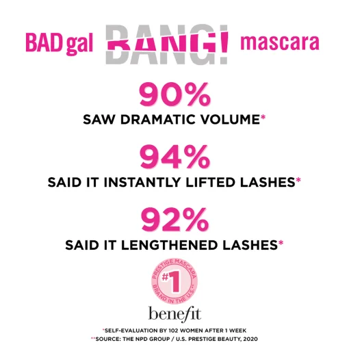 BENEFIT COSMETICS – BadGal Bang! Mascara Volume Renversant