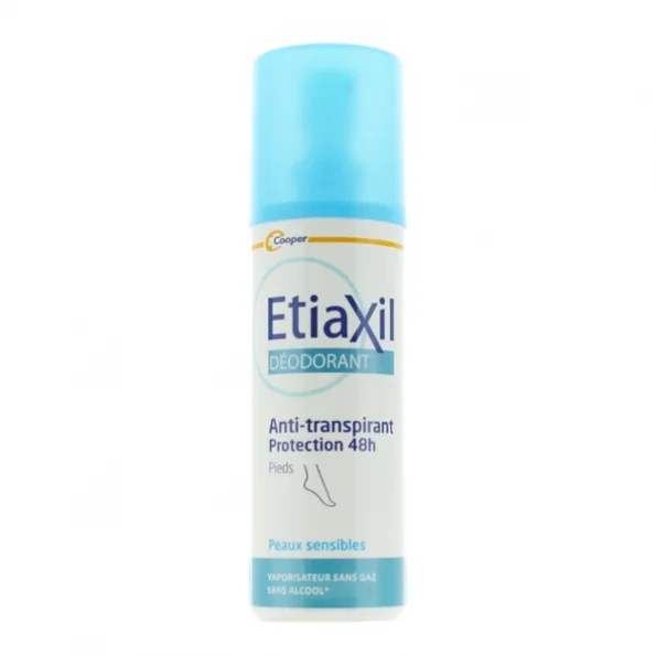 ETIAXIL Déodorant Anti-transpirant Protection 48h Pieds