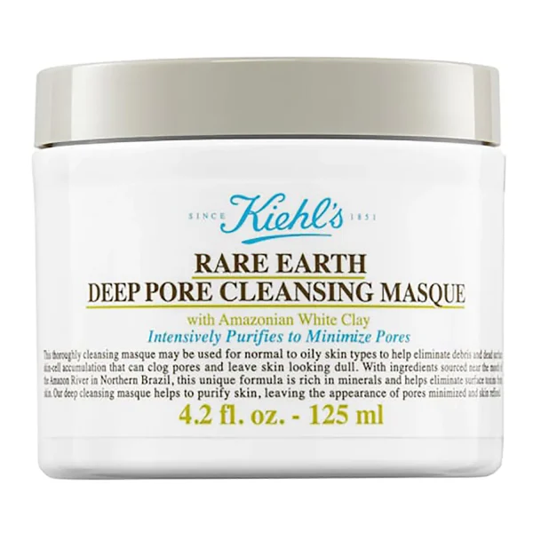 KIEHL’S Rare Earth Pore Cleansing Masque Purifiant Et Désincrustant