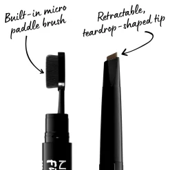 NYX – Fill & Fluff Crayon à Sourcils Double Embout