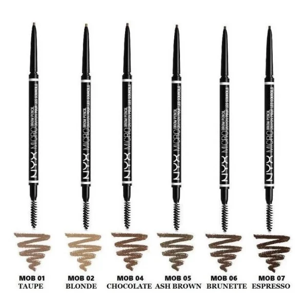 NYX Micro Brow Pencil Crayon à Sourcils Ash Brown 3