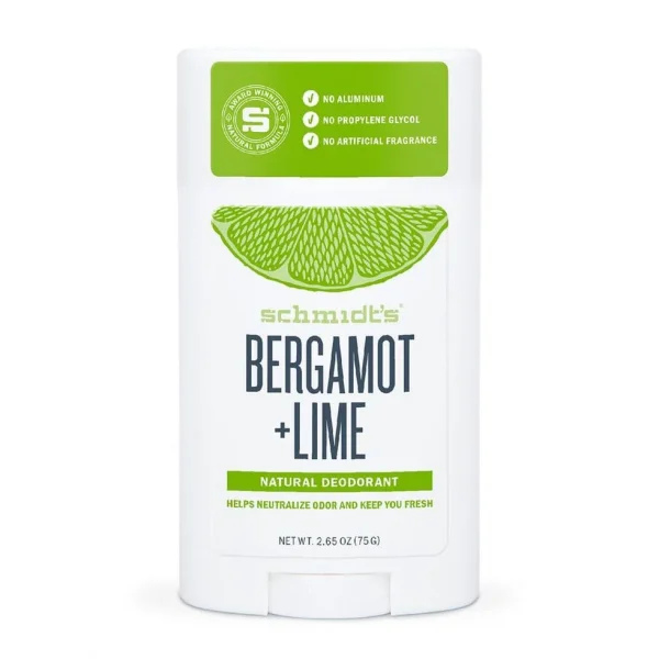 SCHMIDT’S Déodorant Stick Naturel Bergamote & Citron Vert