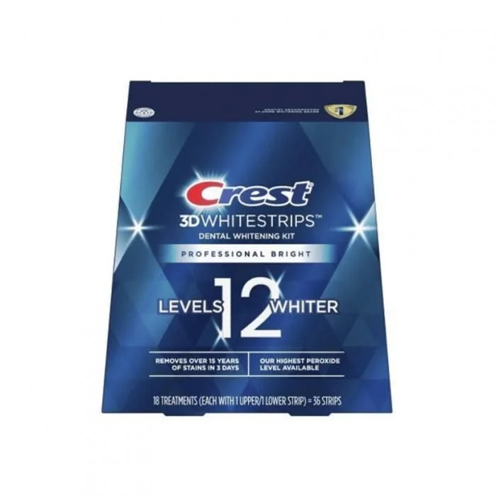 CREST – 3D Whitestrips 1 Hour Express Kit de Blanchiment