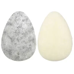 ECOTOOLS – 2 Éponges Infusées Pour le Visage Pétale de Rose + Charbon de Bambou