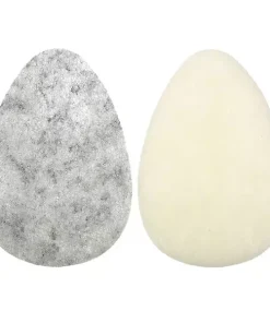 ECOTOOLS – 2 Éponges Infusées Pour le Visage Pétale de Rose + Charbon de Bambou