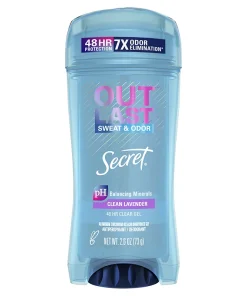 SECRET – Outlast Clean Lavender Déodorant en Gel Transparent