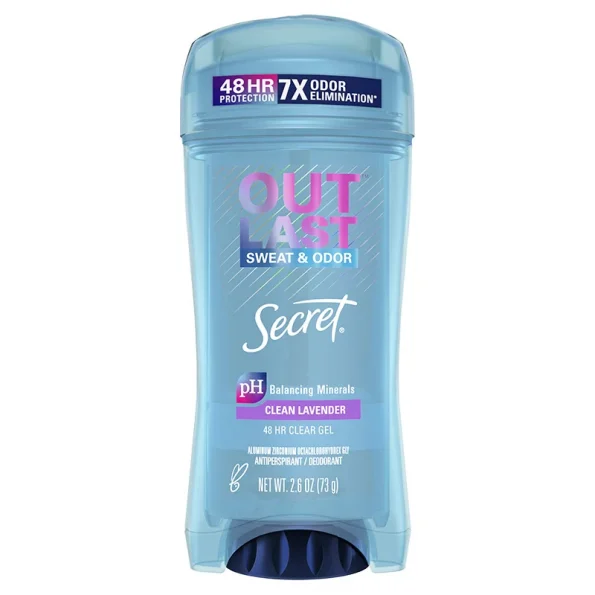 SECRET – Déodorant en Gel Transparent Outlast Lavande Propre