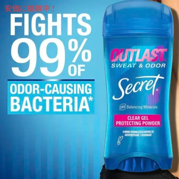 SECRET – Outlast Protecting Powder Déodorant en Gel 2Transparent 73g