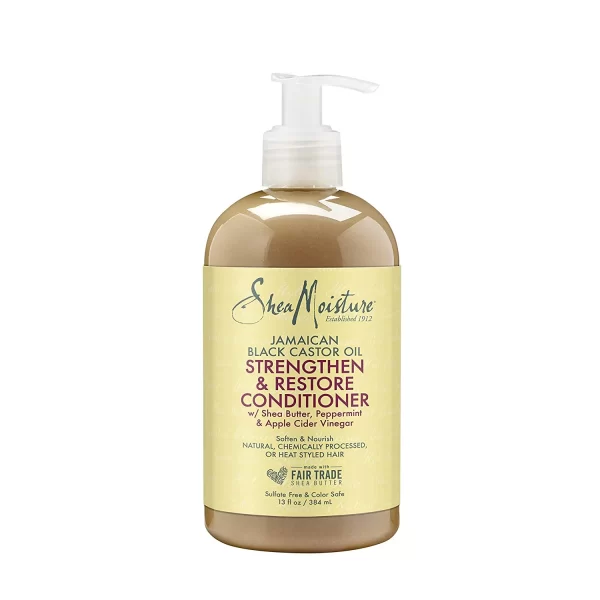 SHEA MOISTURE – Jamaican Black Castor Oil Revitalisant Fortifiant & Réparateur À L’huile De Ricin Noire Jamaïcaine