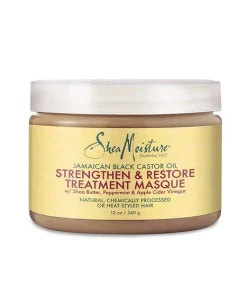 SHEA MOISTURE – Jamaican Black Castor Oil Masque Traitant Fortifiant 340 g