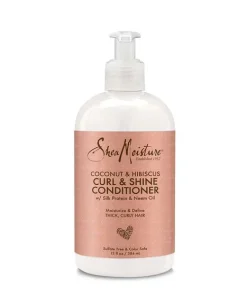 SHEA MOISTURE – Coconut & Hibiscus Après-Shampooing Boucles et Brillance 384 ml