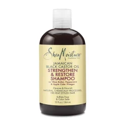 SHEA MOISTURE – Jamaican Black Castor Oil Shampooing Fortifiant Et Réparateur 384 ml