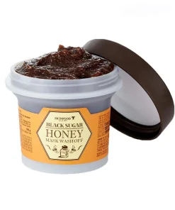 SKINFOOD – Black Sugar Honey Masque Au Miel Wash Off