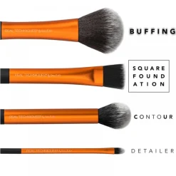 REAL TECHNIQUES – Flawless Base Set Kit de Pinceaux