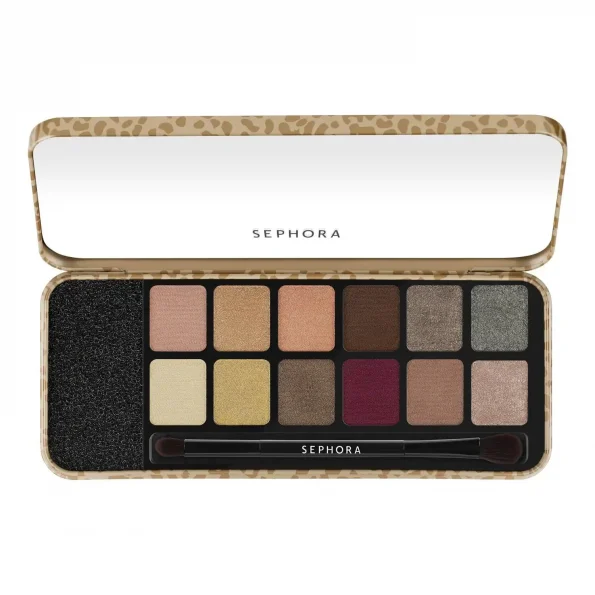 SEPHORA – Feline Instinct Palette Gold De 12 Fards À Paupières