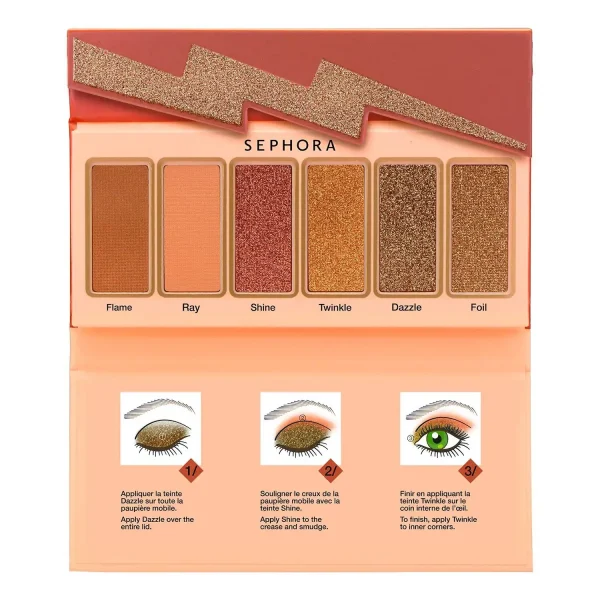 SEPHORA – Flash Sequins Palette Yeux Dorée & Nude