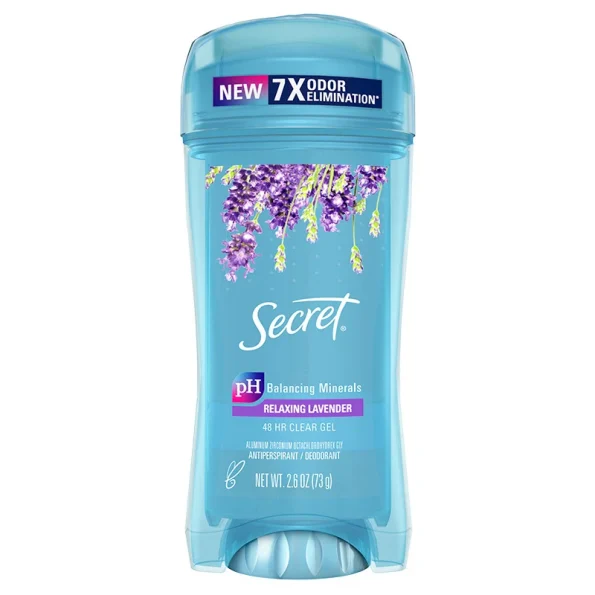 SECRET – Déodorant Gel Clair Frais Lavande Relaxante