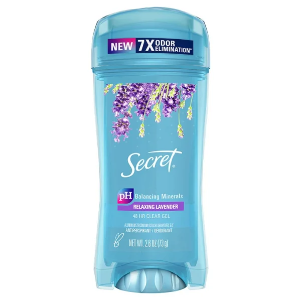 SECRET – Déodorant Gel Clair Frais Lavande Relaxante