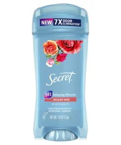 SECRET – Déodorant Gel Clair Frais Rose Délicate