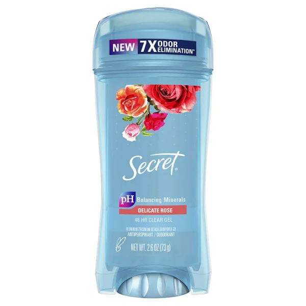 SECRET – Déodorant Gel Clair Frais Rose Délicate