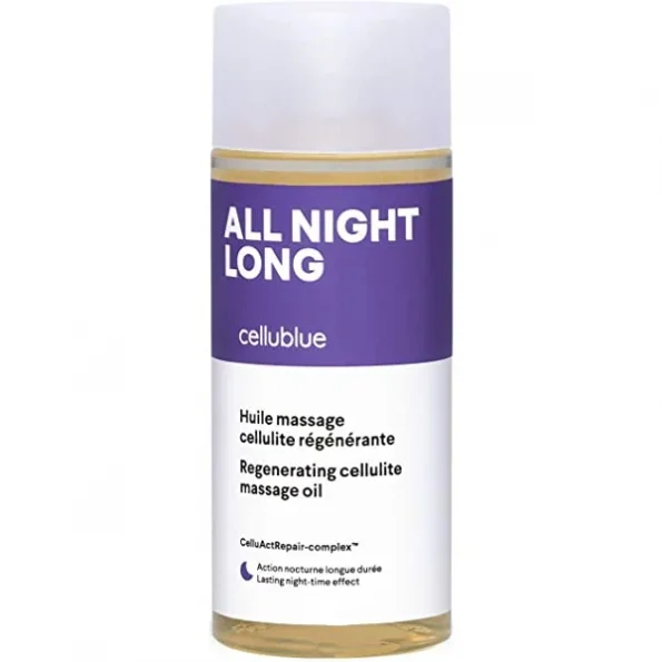 CELLUBLUE – Huile Massage Anti-Cellulite de Nuit Régénérante