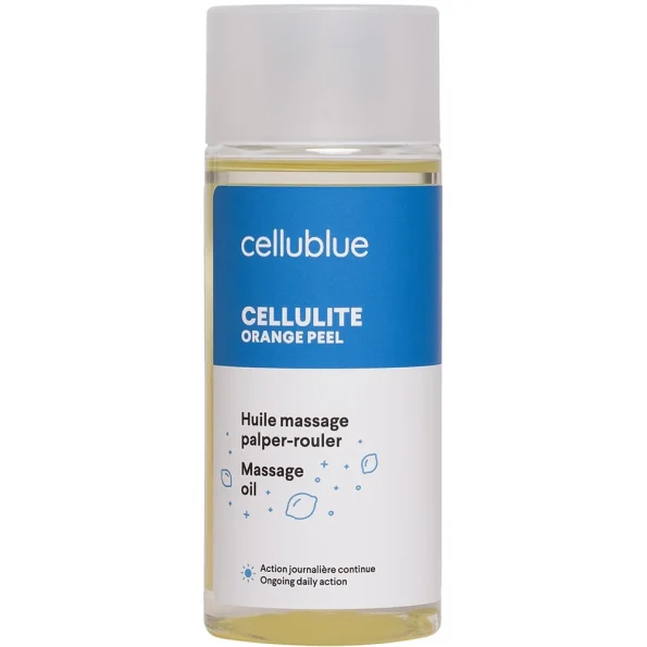 CELLUBLUE – Huile de Massage Palper Rouler