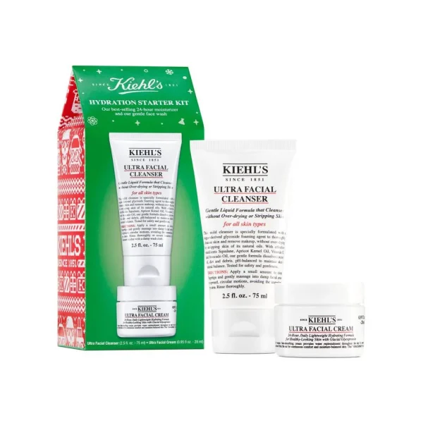 KIEHL’S – Hydration Starter Kit Soin Visage Duo Hydratant & Nettoyant