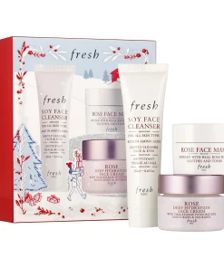 FRESH – Le Trio Soins Bestseller Au Soja et à La Rose Coffret Soin Visage