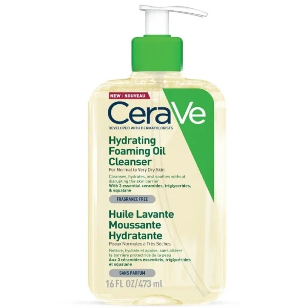 CERAVE – Huile Lavante Moussante Hydratante 473 ml