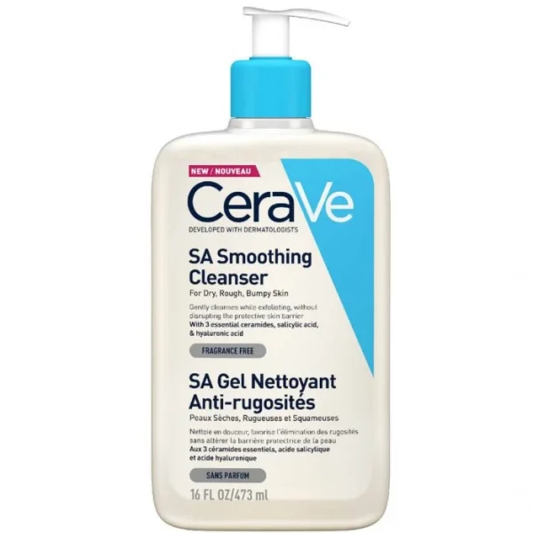 CERAVE – SA Gel Nettoyant Anti-Rugosités 473 ml