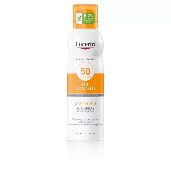 EUCERIN – Oil Control Spray Aérosol Transparent SPF 50