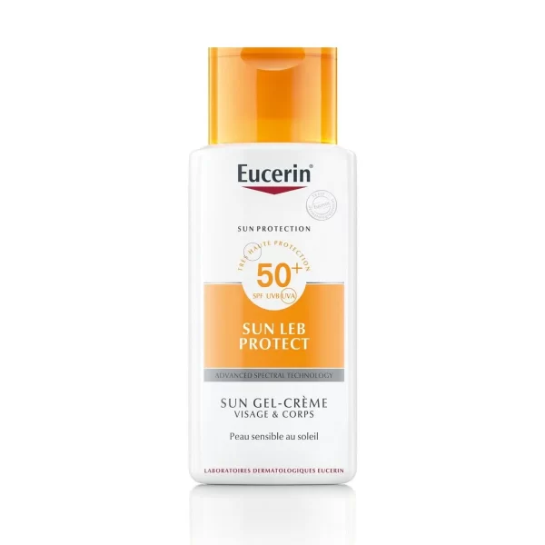 EUCERIN – Sun Leb Protect Crème-Gel SPF 50+Peau Sensible Au Soleil