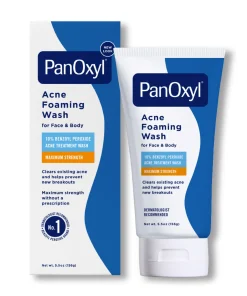 PANOXYL - Acne Foaming Wash Nettoyant Moussant Contre l'Acné 10% Peroxyde de Benzoyle Force maximale