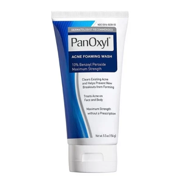 PANOXYL – Nettoyant Moussant Contre l’Acné 10% Peroxyde de Benzoyle Force maximale 7