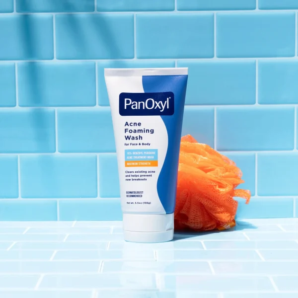 PANOXYL – Nettoyant Moussant Contre l’Acné 10% Peroxyde de Benzoyle Force maximale 10