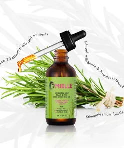 MIELLE - Rosemary Mint Oil Huile Cheveux Fortifiante au Romarin et à la Menthe