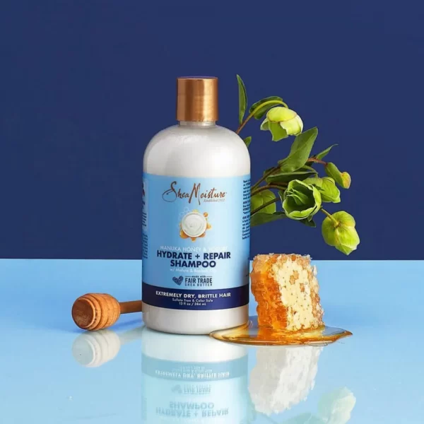 SHEA MOISTURE – Manuka Honey & Yogurt Shampooing Réparateur & Hydratant 384 ml