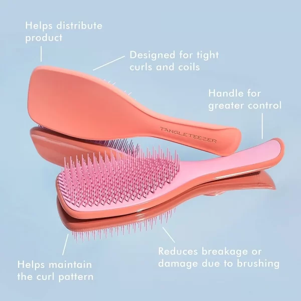 TANGLE TEEZER – Detangling Hairbrush Curly Brosse à Cheveux Naturellement Bouclés7