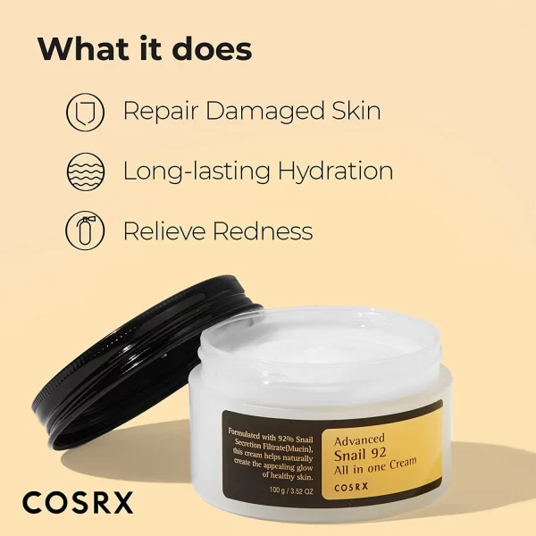 COSRX – Advanced Snail 92 Crème Tout-en-un