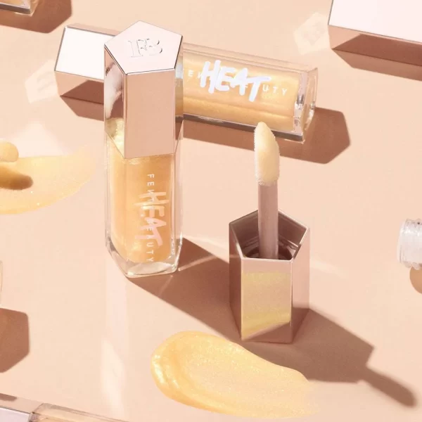 FENTY BEAUTY – Gloss Bomb Heat Enlumineur à Lèvres Universel et Repulplant Lemon Lava