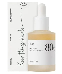 ANUA - Heartleaf 80% Soothing Ampoule Sérum Doux Apaisant