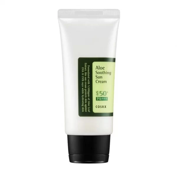 COSRX – Aloe Soothing Sun Cream SPF50 PA+++ Crème Solaire Apaisante à l’Aloé