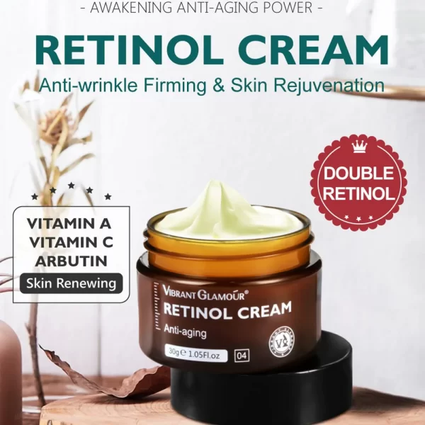 VIBRANT GLAMOUR – Retinol Cream Anti-aging Crème Anti-âge au Rétinol