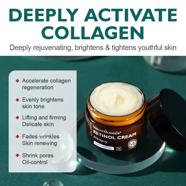 VIBRANT GLAMOUR – Retinol Cream Anti-aging Crème Anti-âge au Rétinol