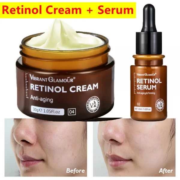 VIBRANT GLAMOUR – Retinol Serum Anti-Aging & Firming Sérum Rétinol Anti-âge & Raffermissant