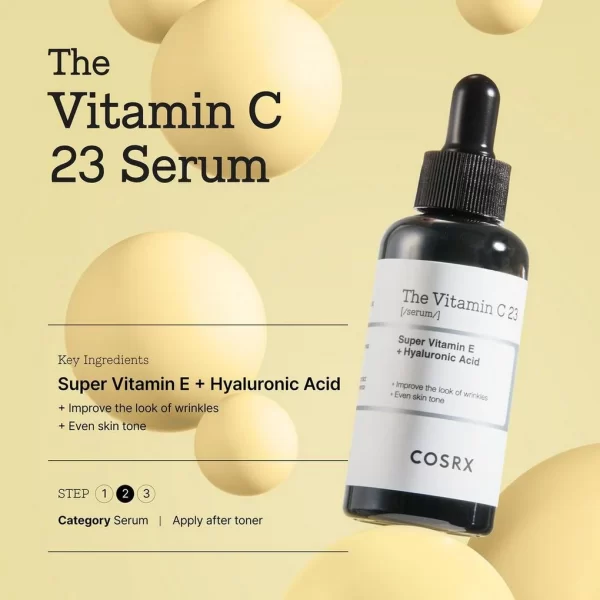 COSRX – The Vitamin C 23 Sérum Booster éclaircissant antioxydant 1