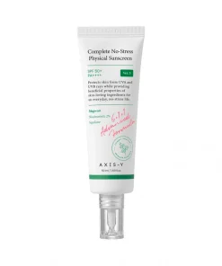 AXIS-Y Complete No-Stress Physical Sunscreen Crème Solaire Physique SPF 50+ PA++++