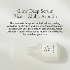 BEAUTY OF JOSEON - Glow Deep Serum Rice + Alpha Arbutin Sérum Illuminant